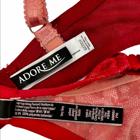 32DDD lace bras lot of 2 Victoria secret adore me - Picture 2 of 3